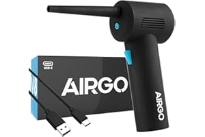 IT Dusters Airgo Mini Aspirapolvere Ricaricabile Senza Fili per PC, Laptop, Console, Elettronica e Pulizia della Casa, Alternativa Ambientale alla Bomboletta d'Aria Spray Detergente