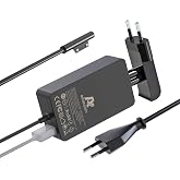 KSW KINGDO 44W 15V Surface Laptop G&uuml;&ccedil; Kaynağı Şarj Cihazı 2,58 A Adapt&ouml;r Microsoft Surface Laptop Surface Pro 3 & Pro 4 Surfa