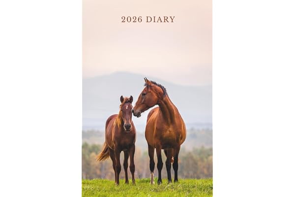 Horse Diary 2026: Week to view, 9 x 6 inch, Perfect gift for women, men, and horse lovers