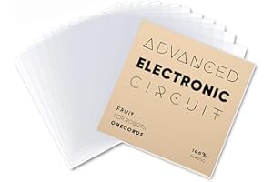 Firavggu 150pcs 7 Pulgadas LP Discos Fundas Exteriores Vinilo Fundas Vinilo para 7" LP Transparente Discos Vinilo Protector Vinilos Discos(19 x 19 cm)