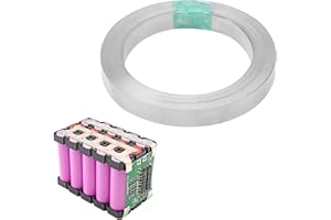 ZMDMAH Taśma niklowa, 10 m czysta taśma niklowa, 0,15 x 8 mm, taśma niklowa do spawania 18650, baterie, paski niklowe, zgrzewarka punktowa, akcesoria spawalnicze