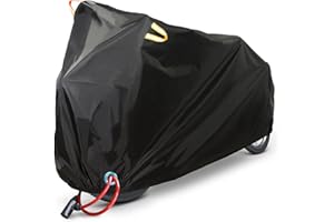 KULAMO Copri Bicicletta, Copertura 2 Bicicletta Impermeabile 210D Oxford, Copribici Telo Protettivo per Biciclette Antipolvere Vento Pioggia Protezione UV, Copertura per Mountain Bike (Nero, S)