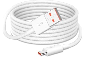 USB C nylonflätad 2 meter kabel för Xiaomi Redmi Note 15 14 13 12S 11S