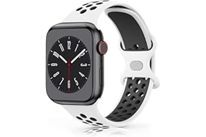 Wanme Pasek do zegarka Apple Watch 49 mm, 45 mm, 44 mm, 42 mm, 41 mm, 40 mm, 38 mm, miękki silikonowy pasek zamienny do iWatch / Apple Watch Series 9 8 7 6 5 4 3 2 1 SE Ultra
