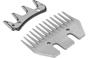 Tomantery Lame de Ciseaux pour Tondeuse à chèvre, Lame de Rechange en Acier à Haute teneur en Carbone résistante à l'usure pour Cisaillement pour Animaux à Fourrure épaisse