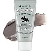 Pore Cleaner Clay and Charcoal Mask 50ml APIEU Fresh Mate Peat Mask (Pore Cleaning)