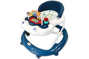 RYDR Baby Walker/Rocker Bouncer First Steps Push Along Activity Music Ride On Car UK (Blue)