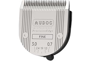 AUDOC Animal 5-in-1 Adjustable Fine Blade Cut Length 0.7-3mm,Compatible with Wahl/Moser Arco,Bravura,Chromado,Creativa,Figura and Motion (1 Pack)