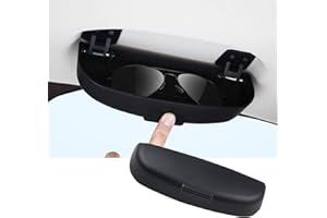 ‎SKTU SKTU Auto Brillenetui für Mercedes GLA X156 / GLC X253 / A Klasse/B Klasse/C Klasse Auto Sonnenbrillenhalter Brillen Aufbewahrungsbox ABS-Material (Schwarz)