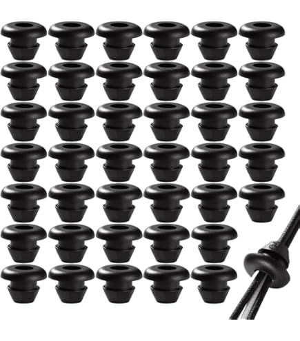 Gummidurchführungen Für Topfstützen - 12 Stück, Hitzebeständig Bis 260°C, 5mm