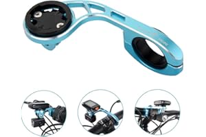 TRUSTFIRE Bicicleta Scooter Manillar Montaje Bicicleta Ajustable Manillar Montaje Ciclismo GPS Soporte para Cronómetro Cámara Deportiva Garmin Bryton (Azul)