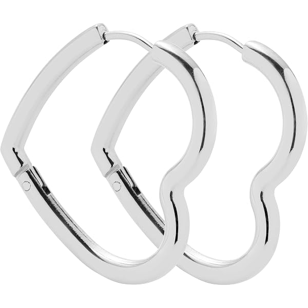 Leonardo Jewels Creole Bravo In Acciaio Inox Argento – Orecchini A Cerchio Diametro 3,2 Cm, Ipoallergenici