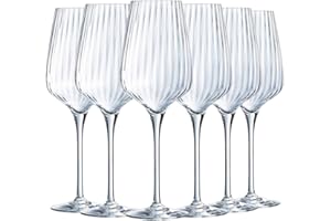 CHEF & SOMMELIER Chef&Sommelier - Collection Symétrie - 6 Verres à pied 35 cl - Fabriqués en France - Emballage renforcé
