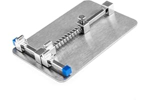 Chiloskit Soporte para placa de circuito impreso, pasta de soldadura para ranuras IC, reparación de soldadura