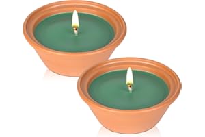 SOPHTAIGT Citronella Candles Outdoor, 2Pack Citronella Candle for Patio Porch Home Garden Backyard Balcony Campsite BBQ Outdoors Indoors, 60H Long Burning Time Natural Soy Wax Candles, 2 x 4.762 OZ