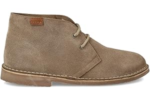 PAYMA - Bottes Safari Desert en Cuir pour Hommes et Femmes. Fabriqué en Espagne. Bottines Chaussure Chukka Sport. Fermeture en Dentelle. Semelle en Caoutchouc
