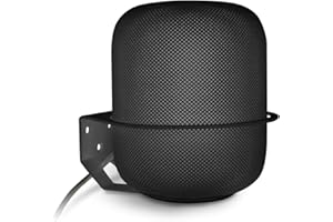 Allicaver Apple HomePod Wall Mount, Sturdy Metal Made Mount Stand Holder Compatible Apple HomePod. (White) … (Black)