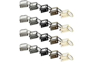 XINGSUI 20 Piezas de Hardware para Llavero,Llavero Hardware de Muñeca,para Manualidades de Tela de Cordón de Bricolaje(5 colores)