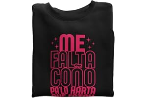 Wondernastic Regalo Original y Divertido para Mujer I Sudadera con Frase Graciosa “Me Falta co Idea Irónica para Cumpleaños