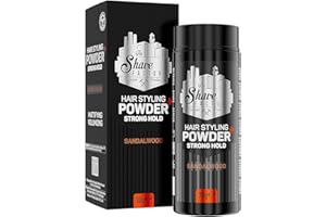 SHAVING FACTORY The Shave Factory Polvere Di Cera Di Sandalo a Tenuta Forte - Formula Opaca Texturizzante E Volumizzante, Rimodellabile Durante Il Giorno, Adatta a Tutti I Tipi Di Capelli - (30g)