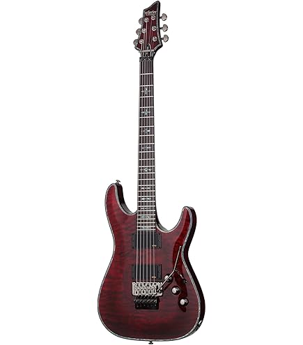 Schecter Damien Elite Fr Electric Guitar - Metallic Black With