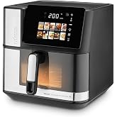 Ufesa Macaw 8.8L 2200W Air Fryer, Double Resistance, Fast and Crispy Cooking, Air Pulse Ultra 360&ordm;, Digital Touch Screen with