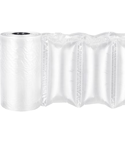 Wenrescry 100 Cuscini D'Aria Imballaggio - 10x20 Cm, Con Pompa Manuale, Per Protezione Durante Trasporti