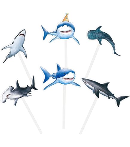 Hai-Hängewirbel Party-Dekoration – 30-teiliges Set Mit Haifischen & Wirbeln Für Kindergeburtstage | Ca. 92 Cm Lang, Aus PVC, Einfach Aufzuhängen