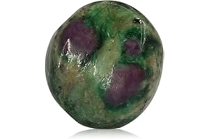 EQUILIBRE & SENS Rubis sur Zoïsite (Anyolite) Lithothérapie Pierre Naturelle Minéraux - Pierre roulée