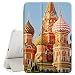 Produktbild Graphic4You St Basils Cathedral Moscow Russia Postkarte Ansichtskarte Design Smart cover Hülle Dünn Tri-Fold Schlank Superleicht Ständer Cover Schutzhülle Tasche für Apple iPad 2017 (9.7")