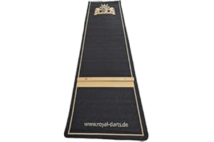 ‎ROYAL DARTS Royal Darts Dart Teppich King | Dartteppich Mit Oche | 300 x 80 cm Dartsteppich | Darts Oche | Dartmatte Für Steeldarts und Softdarts