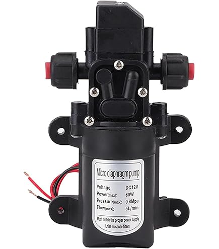 Pompa Lavaggio Auto Portatile 12V 60W - Per Pulizia Auto, Giardino E Campeggio Con Pressostato