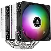 Segotep FZ6 Pro Siyah 2x120mm Kule Tipi İşlemci Soğutucu (LGA 1700 ve AM5 Uyumlu)
