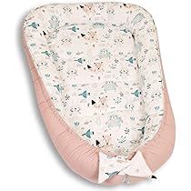 PaLulli Nid De Bébé XXL Pour Nourrisson - Cocon De Bébé Doublé - 100% Coton - Lit De Bébé, Lit De Voyage Et Lit(remove