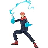 Total Anime Yuji Itadori - Değiştirilebilir &Ouml;n Paneller, Alternatif Eller ve Enerji Efektleri ile 6,5 İn&ccedil; &Ouml;l&ccedil;ekli Şekil