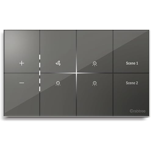 Havells Crabtree iSense Smart Monoblock Touch Panel wit...