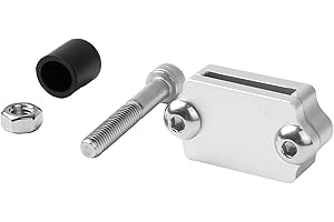 Camotokiit Universal Adjustable Billet Race Clutch Pedal Petal Stopper Plate Bracket Crank