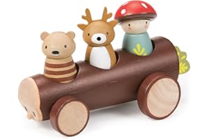 tender leaf toys NEU Baumstamm Taxi 4 TLG.