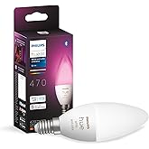Philips Hue 5.3W Color Smart B39 E14 Led Bulb with Bluetooth Feature