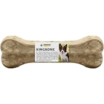 Croci King Bone Twisted Stick – Hundekausnack Mit Speckgeschmack, Aus Rindsleder, 10 Cm, 20 Stück – Für Zahnreinigung & Kiefertraining