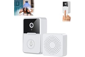 ZOOARTS Intellibell Video Doorbell - Wireless Doorbell WiFi Outdoor HD Camera Intercom,Smart Wireless Doorbell Camera,AI Smart Human Detection,for Home Apartment Office