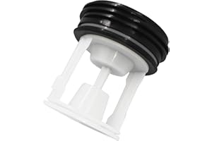 AMCBKYEA Flusensieb Ersatz für Waschmaschinen von Bauknecht, Whirlpool, Indesit - Kompatibel mit Teilenummern 481248058385 & C00312342 -Filter Filtereinsatz für Pumpe Ablaufpumpe, Schutz der Laugenpumpe