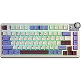 Aula AU75 3 Modes RGB Hot Swap Mechanical TKL Seiya Switch Wireless Macro Keyboard Beige