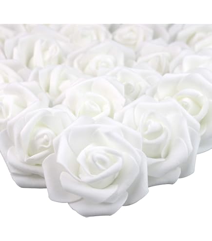 12 Pcs Rose Finte In Seta Artificiale Bouquet Fiori Finti Di Rosa Con Steli Lunghi Fiori Artificiali Fiori Artificiali Rose Finte Fiori Artificiali, Per Decorazioni Per La Casa Di Nozze(Champagne - Foto 7