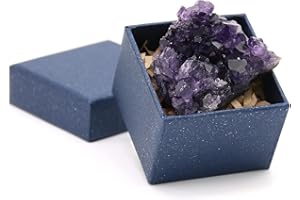 Nvzi Amethyst Crystal, Cristal Stone, Raw Crystal Cluster, Protection Crystals, Amethyst Geode Crystals, Healing Crystals, Purple Crystal, Amethyst Gifts (About 50G)