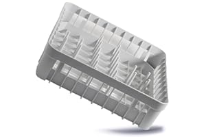 ‎GASTRONETTE Gastronette Dishwasher Basket Finger Basket Plates Glasses Cups Trays Plate Basket for Catering Dishwasher Dishwasher Basket Universal Plastic 40 x 40 cm Coarse Mesh Stackable Tray Basket