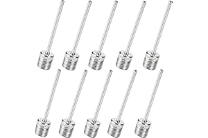 FENXYO Ball Pump Needle with Enlarge Base, Stainless Steel Needles for Football Pump, Durable Ball Inflation Needles for Inflating Sports Balls, Football, Basketball, Rugby Balls