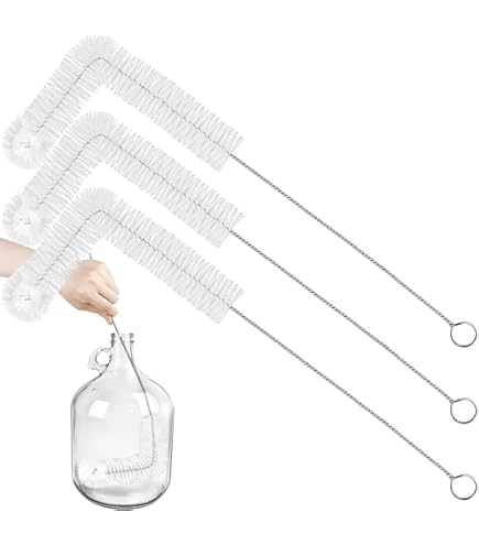 EJ.life Brosse à Bouteille En éponge à Long Manche Brosse De Nettoyage