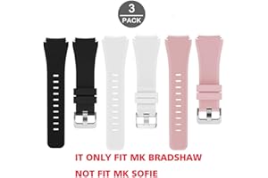 LvBu Armband Kompatibel Für Michael Kors Bradshaw, Sport Silikon Classic Ersatz Uhrenarmband Für Michael Kors Access Bradshaw Smartwatch