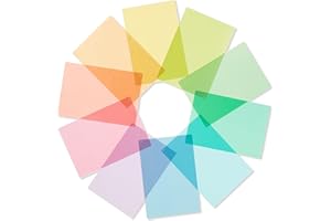 Crossbow Education Tinted A5 Half Page Overlays - Multi-Colour (Pack of 10) - Dyslexia And Visual Stress Specialists